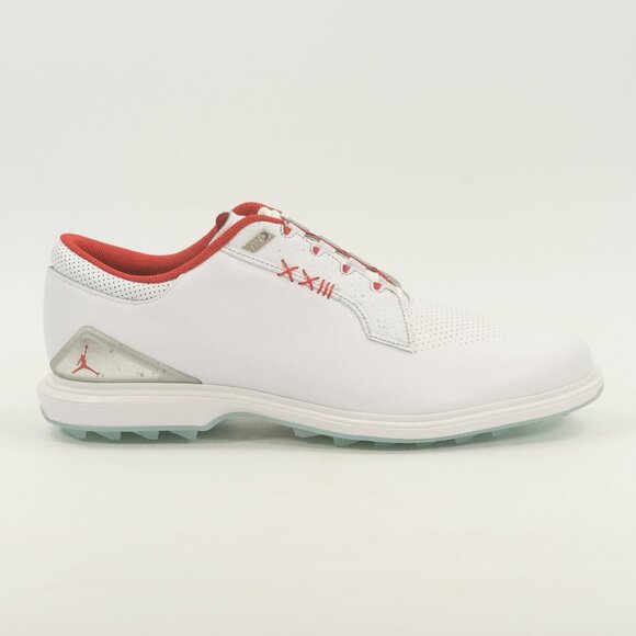 Jordan ADG 5 'White Fire Red' FQ6642-101 Golf Cleats size 14 - Picture 1 of 9